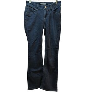 Lee Curvy Fit 4 medium Flare Jeans women  31.5" inseam dark wash stretch